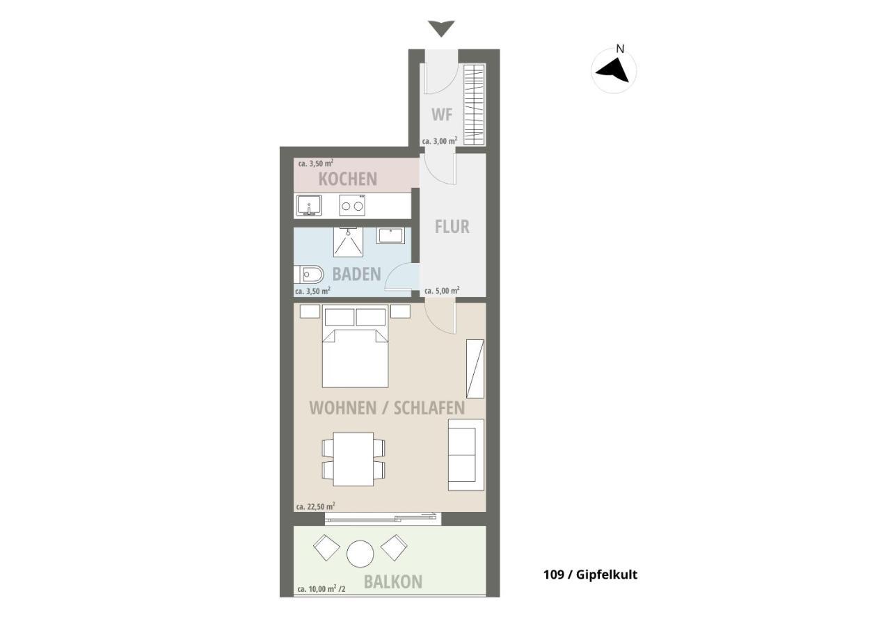 Kult Apartment - Gipfelkult Oberstdorf Extérieur photo